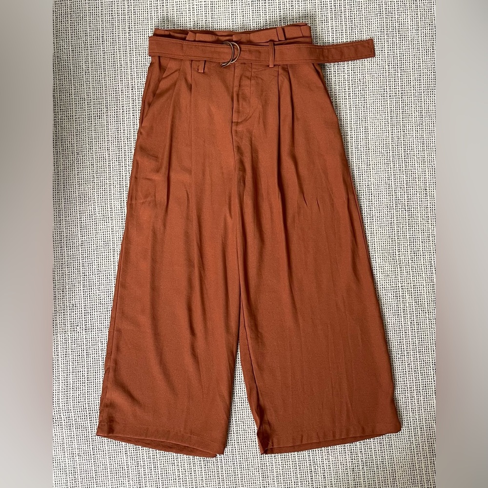 Olivia + James Belted Cropped Pants